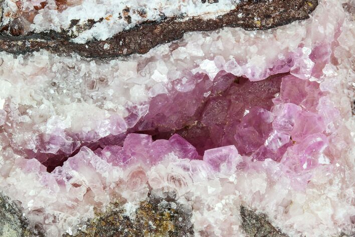 Cobaltoan Calcite Crystal Cluster - Bou Azzer, Morocco #108739